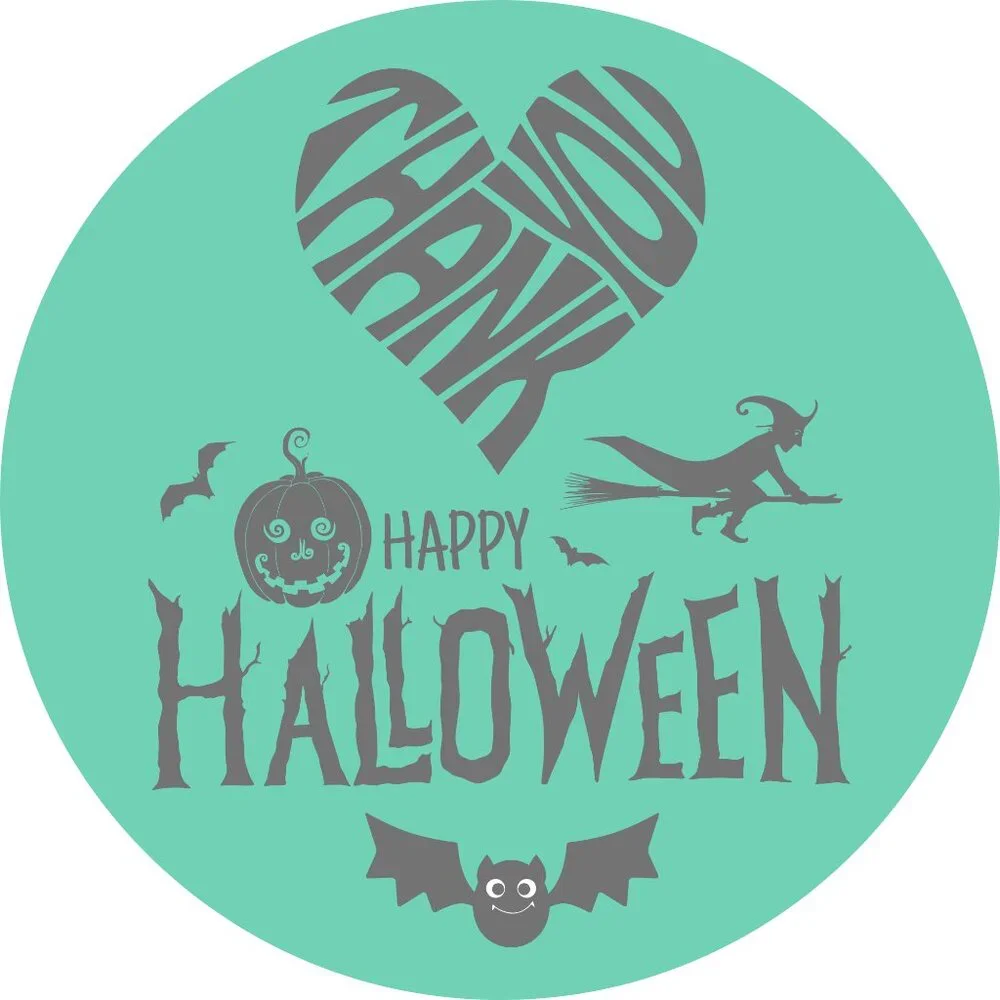 100 Thank You Stickers Halloween
